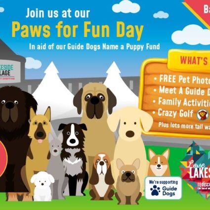 Paws for Fun Day this bank holiday at Lakeside Village