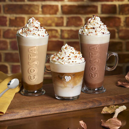 Costa Coffee announce their new Autumn menu