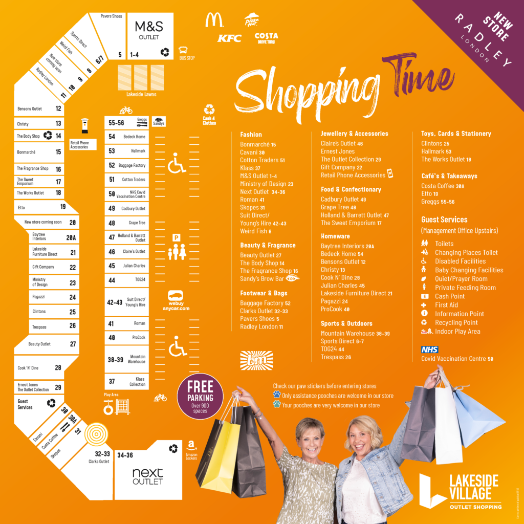 Centre Map Of Lakeside Village   LV Mall Guide 2778px 23Refresh Radley 1024x1024 