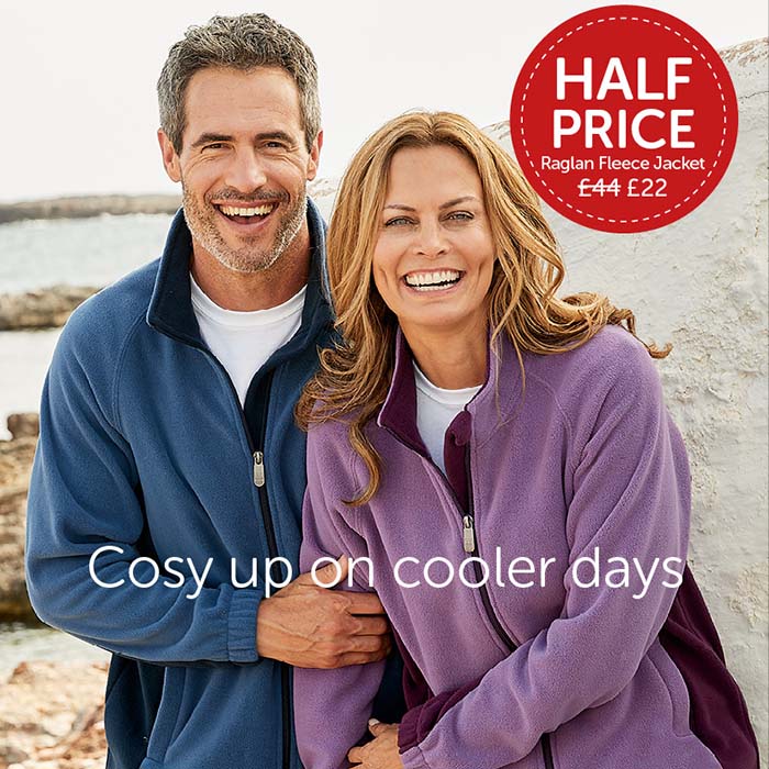 Cotton traders fleece clearance jackets