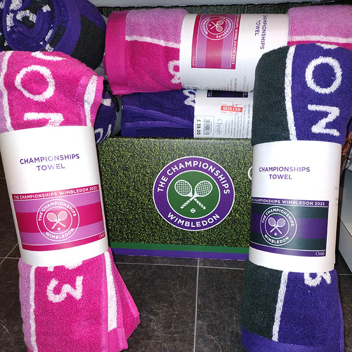 Christy 2025 towels wimbledon