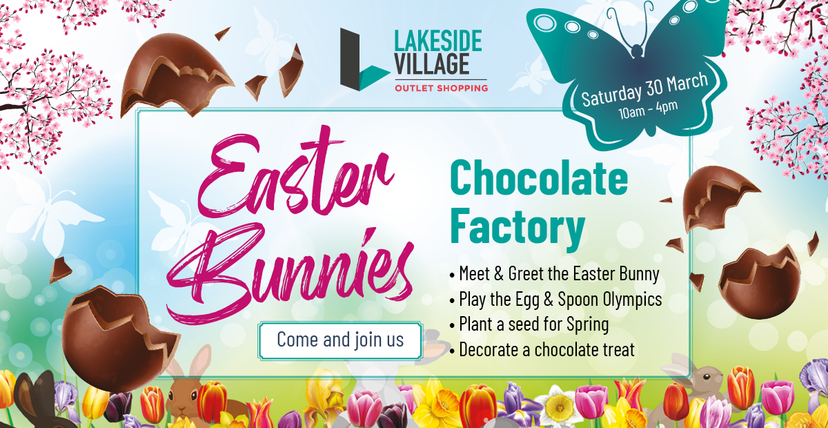 Easter Bunnies Chocolate Factory