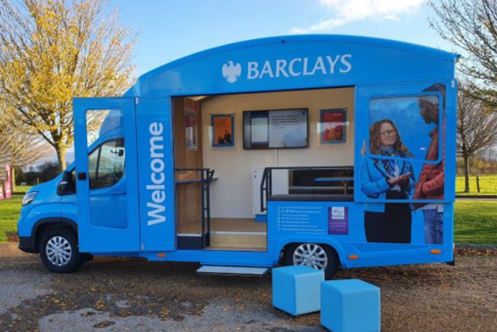 Barclays mobile van