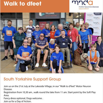 MNDA walk to dfeet