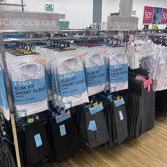 M&S Outlet Back to School