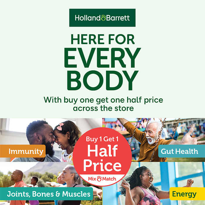 Buy One Get One Half Price @Holland & Barrett