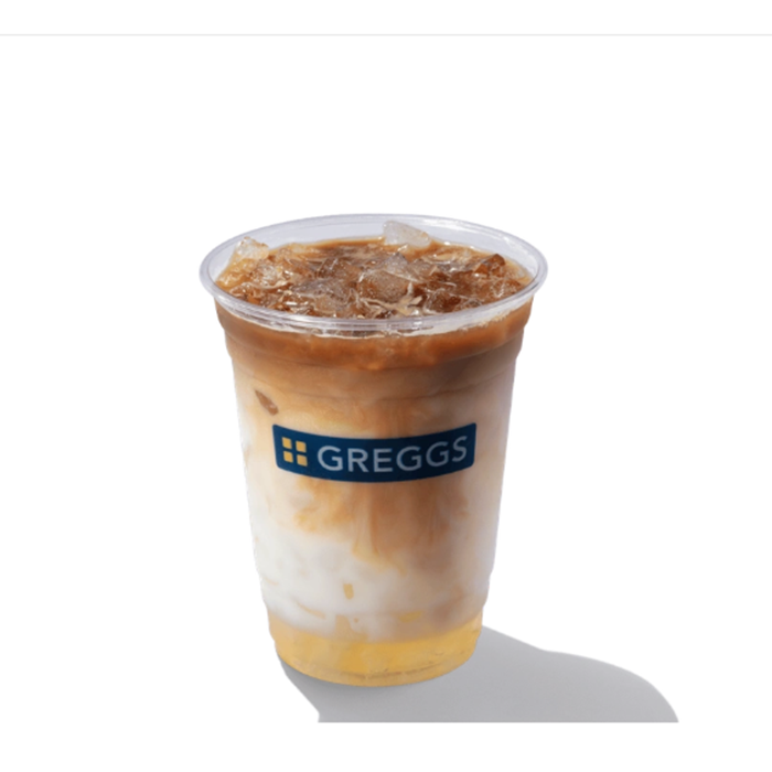 Greggs Iced Salted Caramel Latte