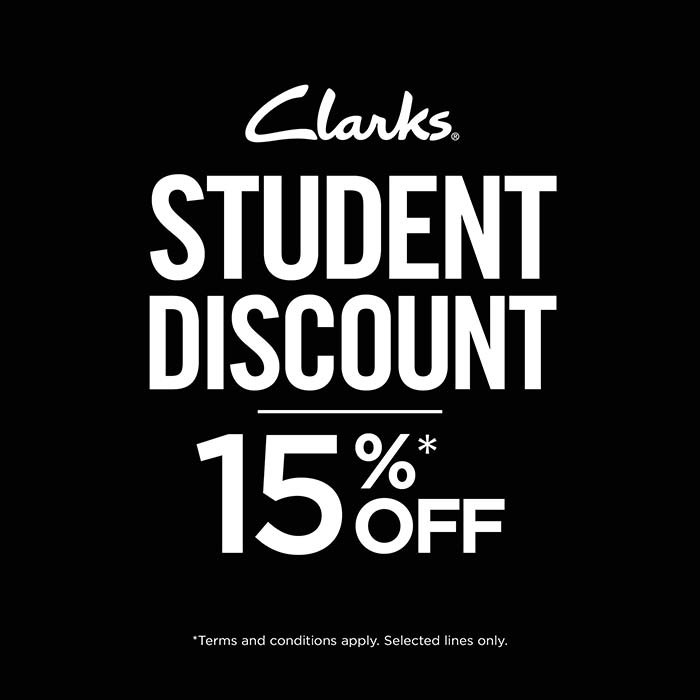 Student Discount @Clarks Outlet