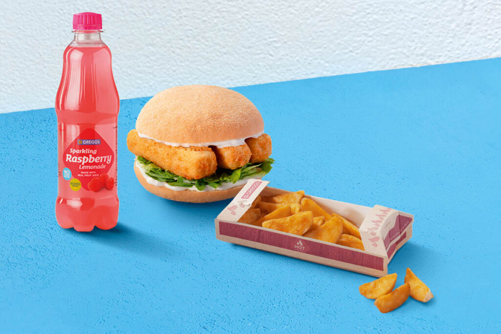 Greggs Fish Finger Sandwich