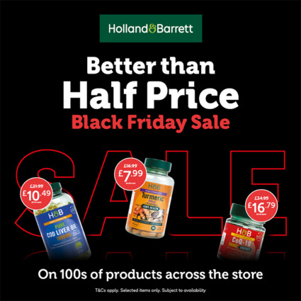 Better Than Half Price @Holland & Barrett