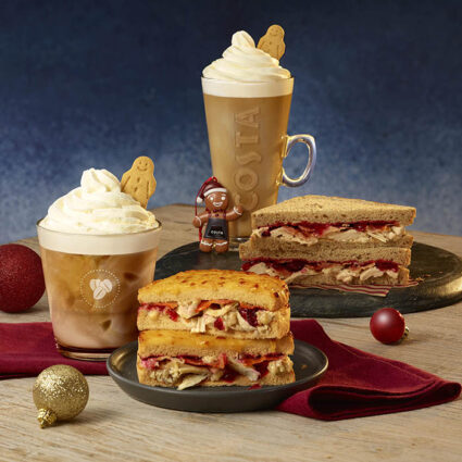 Costa Coffee Unveils its Christmas Menu: Festive Drinks, Treats, and Surprises!