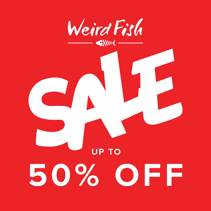 Up to 50% off @Weird Fish