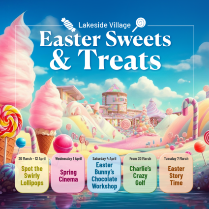 A Golden Easter awaits at Lakeside Village!